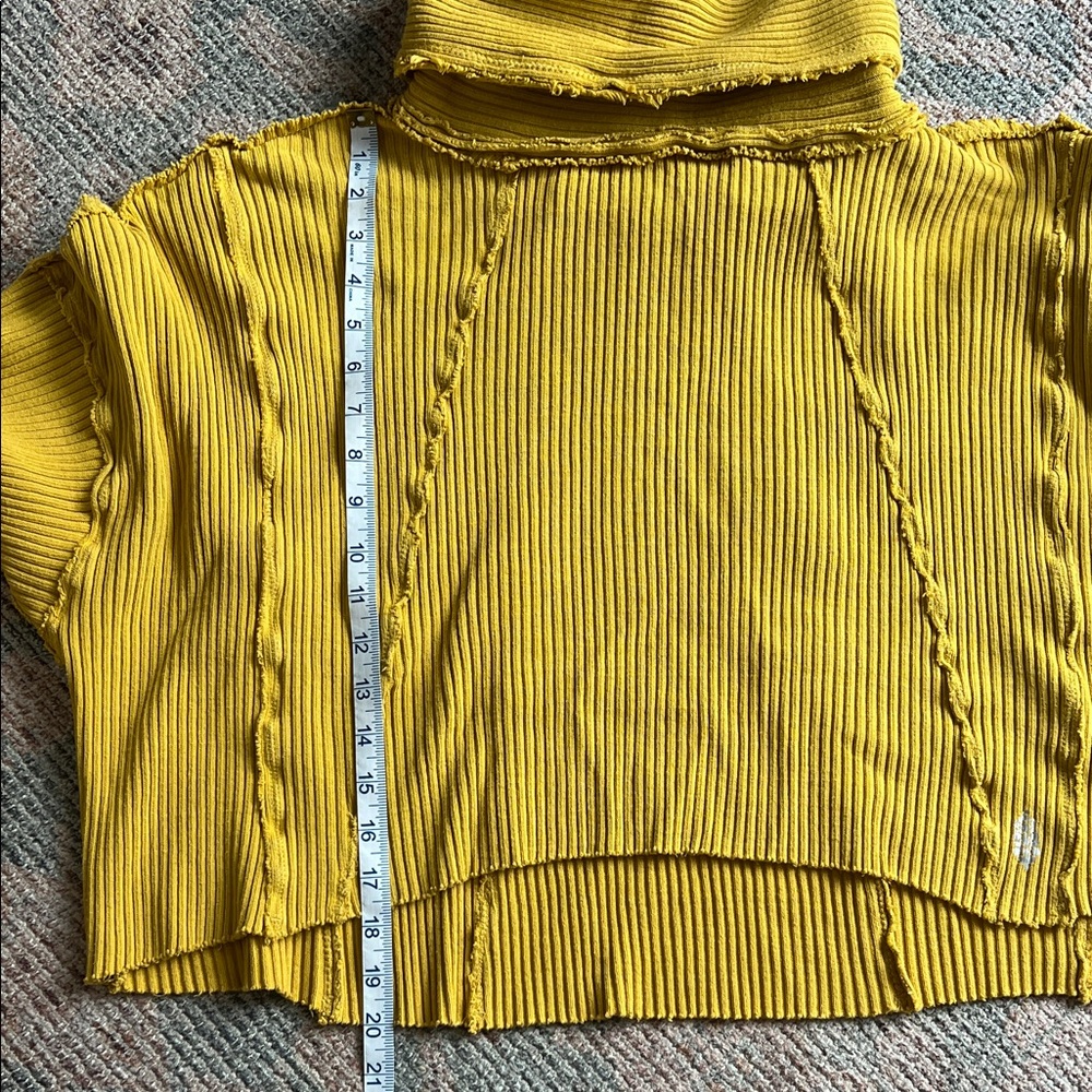 FP Movement by Free People Yellow Cowl Neck Sweater - Picture 11 of 12